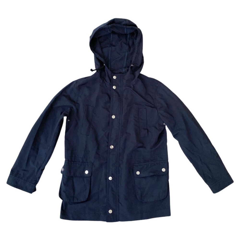 Carolina Herrera CH Boyes Blue Raincoat Jacket 10